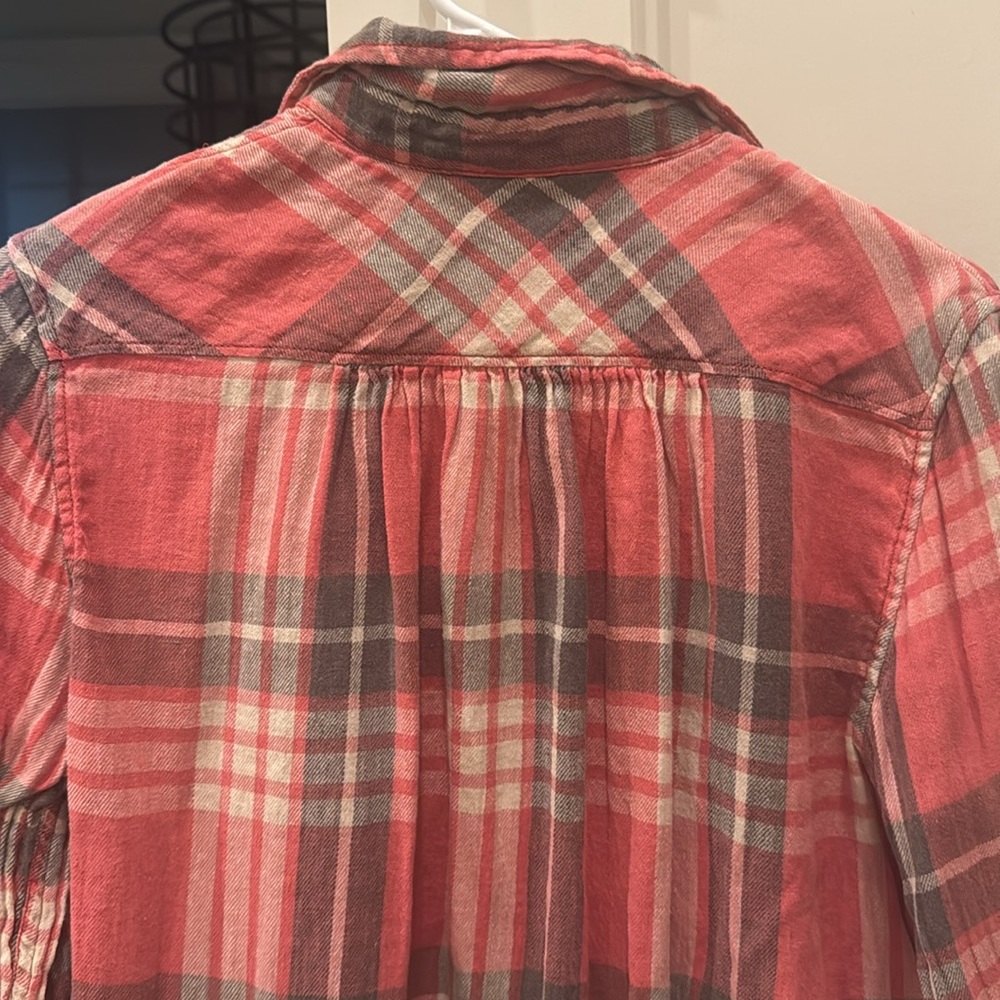 Denim & Supply Ralph Lauren Red Plaid Button-Down Shirt - Picture 4 of 5